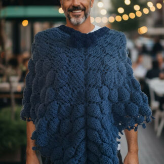 poncho en laine